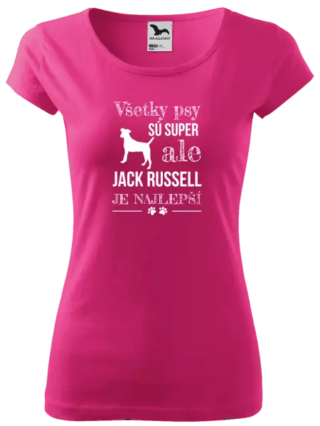 Dámske tričko Jack Russel je najlepší