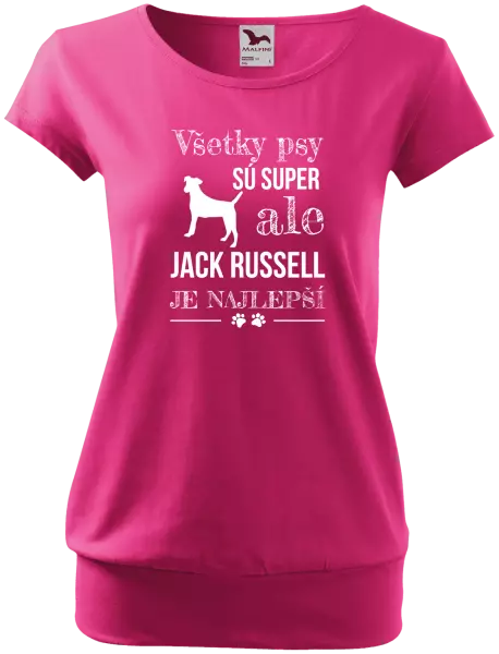 Dámske tričko Jack Russel je najlepší