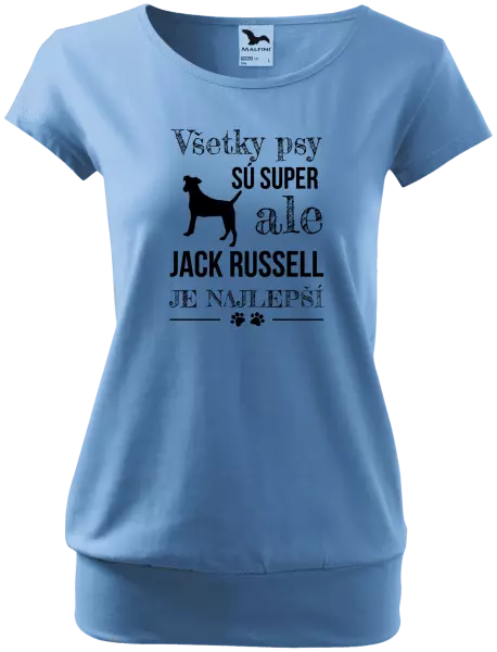 Dámske tričko Jack Russel je najlepší