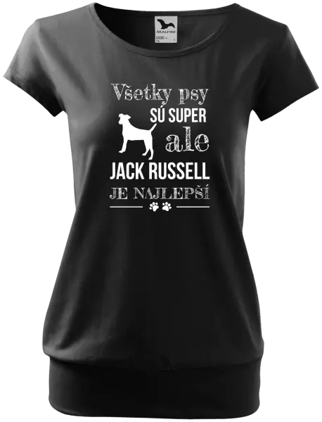 Dámske tričko Jack Russel je najlepší