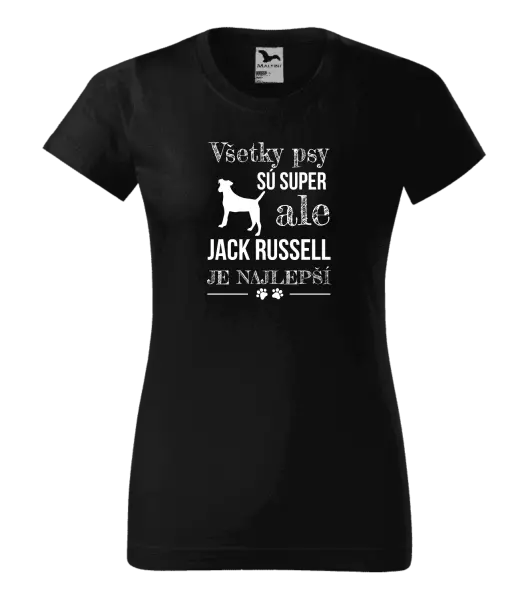 Dámske tričko Jack Russel je najlepší