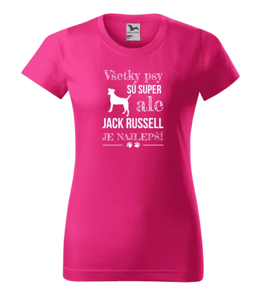Dámske tričko Jack Russel je najlepší