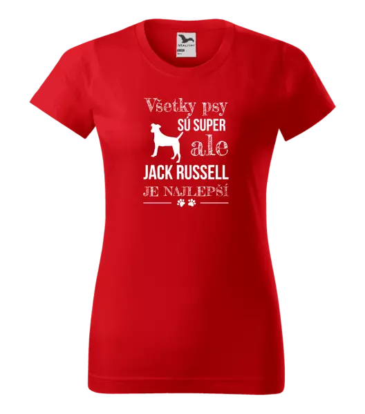 Dámske tričko Jack Russel je najlepší