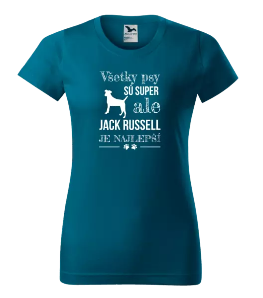 Dámske tričko Jack Russel je najlepší