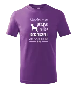 Detské tričko Jack Russel je najlepší