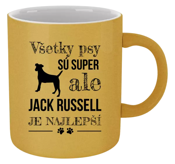 Hrnček metalický Jack Russel je najlepší