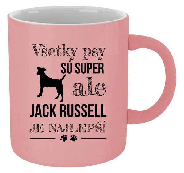 Hrnček metalický Jack Russel je najlepší