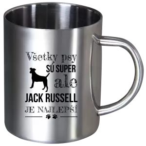 Nerezový hrnček Jack Russel je najlepší