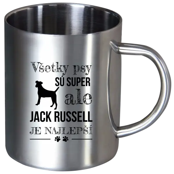 Nerezový hrnček Jack Russel je najlepší