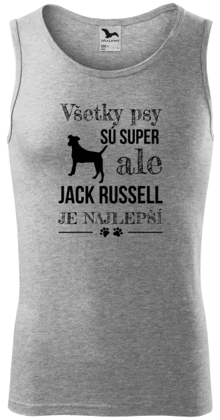 Pánske tielko Jack Russel je najlepší