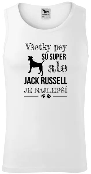 Pánske tielko Jack Russel je najlepší