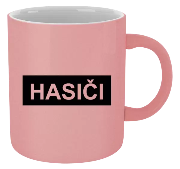 Metalický hrnek Hasiči