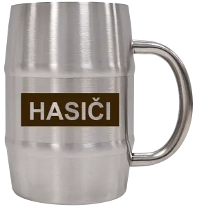 Nerezový chladicí půllitr Hasiči