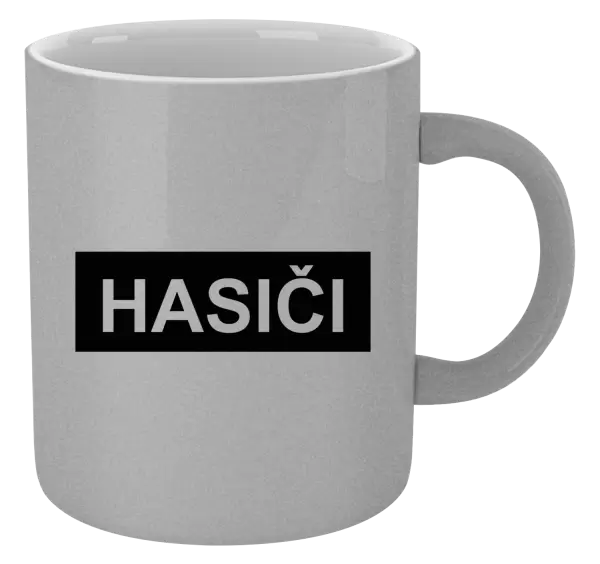 Metalický hrnek Hasiči