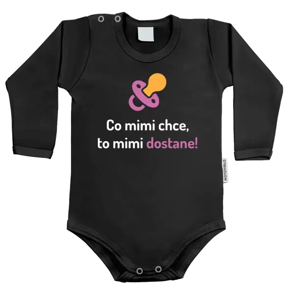 Dětské body Co mimi chce, to mimi dostane