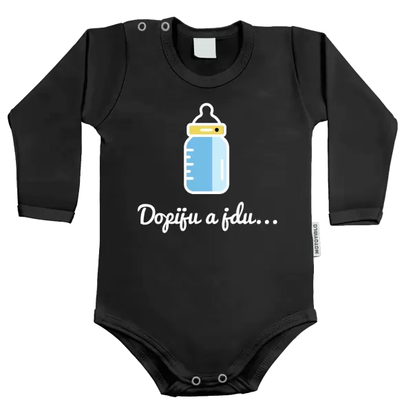 Dětské body Dopiju a jdu
