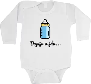 Dětské body Dopiju a jdu