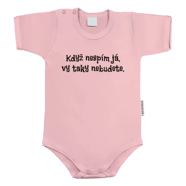 Dětské body Když nespím já, vy taky nebudete