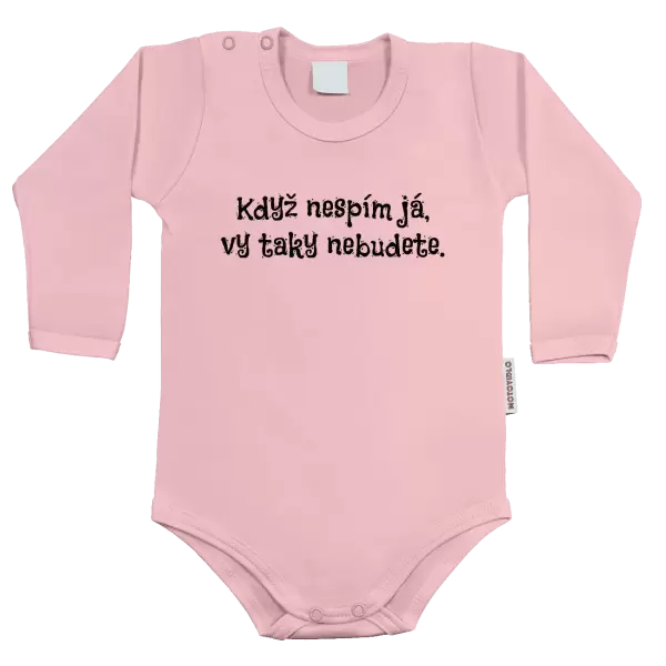 Dětské body Když nespím já, vy taky nebudete