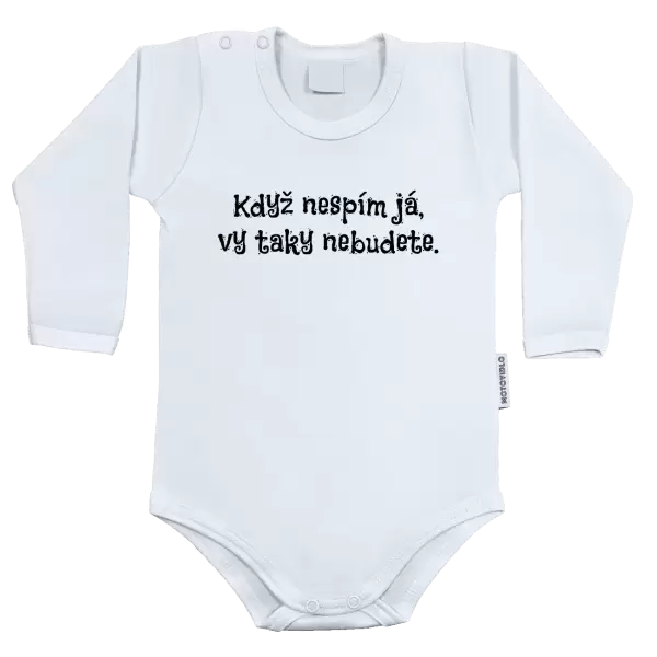Dětské body Když nespím já, vy taky nebudete