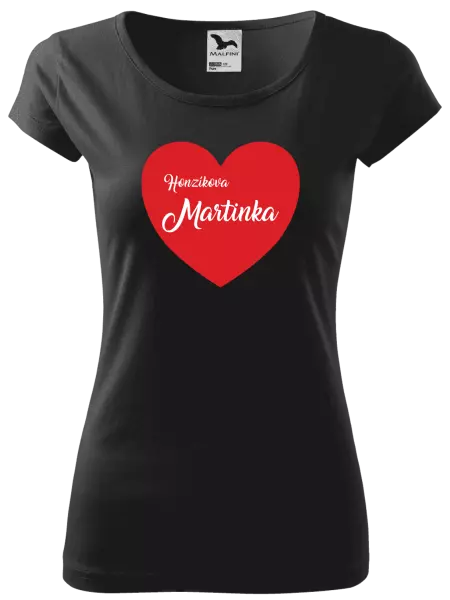 Dámske tričko Jeho s menom