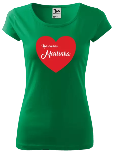 Dámske tričko Jeho s menom