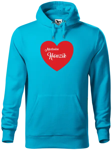 Pánska mikina Jej s menom