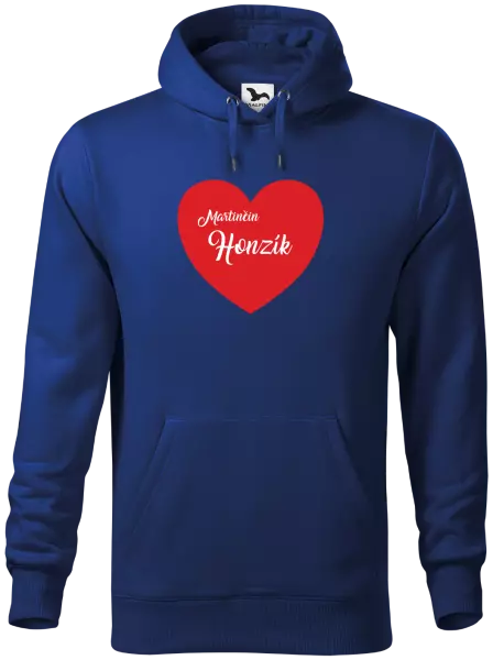 Pánska mikina Jej s menom