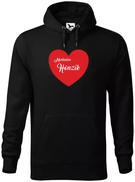 Pánska mikina Jej s menom