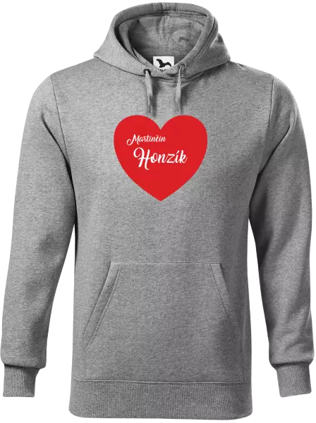 Pánska mikina Jej s menom