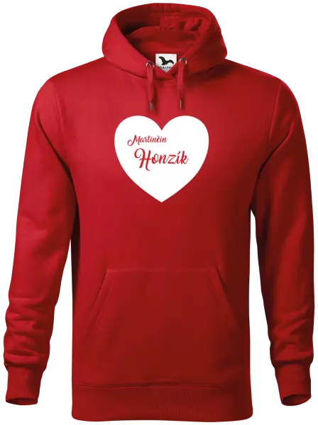 Pánska mikina Jej s menom