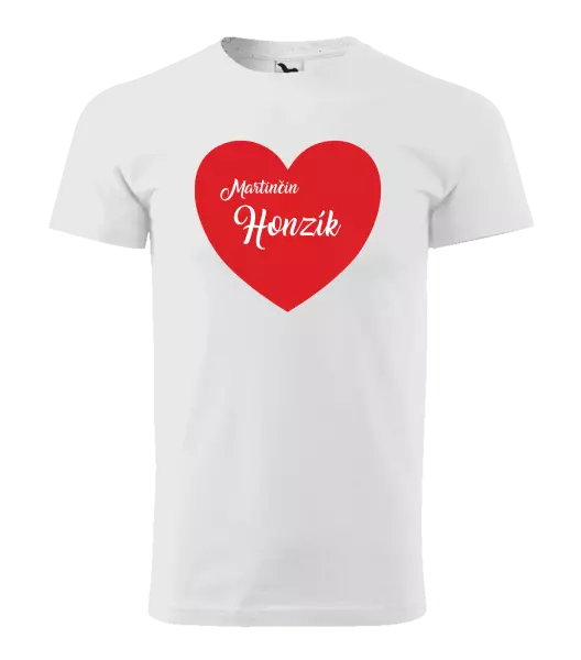 Pánske tričko Jej s menom