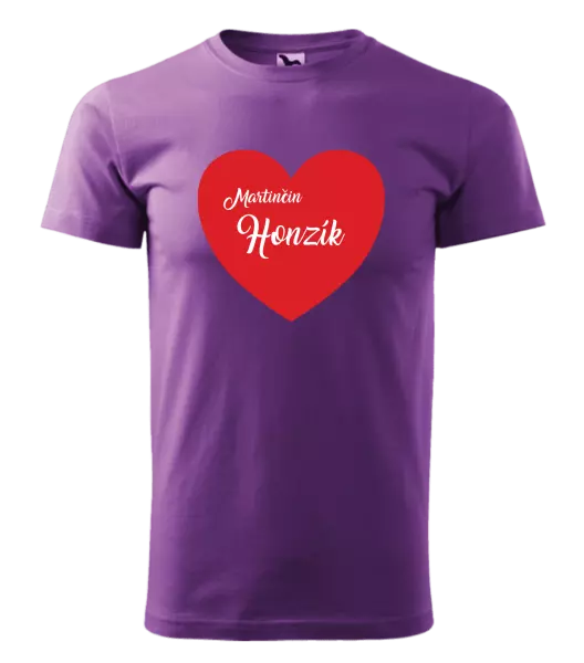 Pánske tričko Jej s menom