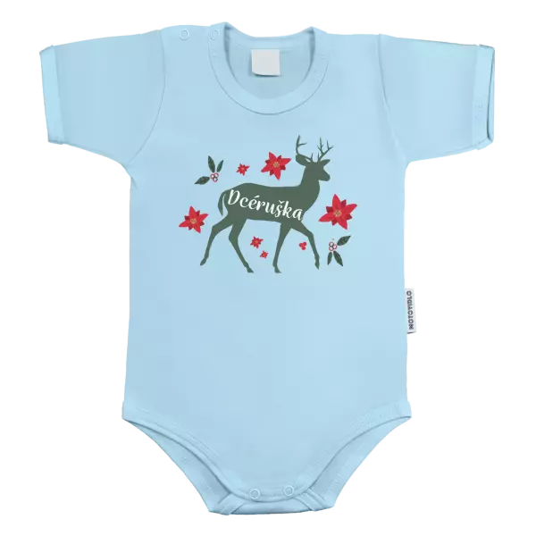 Detské body Jeleň s kvetinami - dcéruška