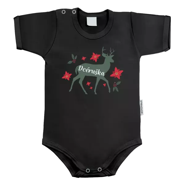 Detské body Jeleň s kvetinami - dcéruška