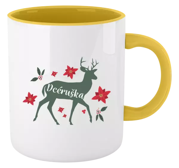  Jeleň s kvetinami - dcéruška