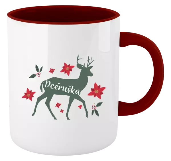  Jeleň s kvetinami - dcéruška