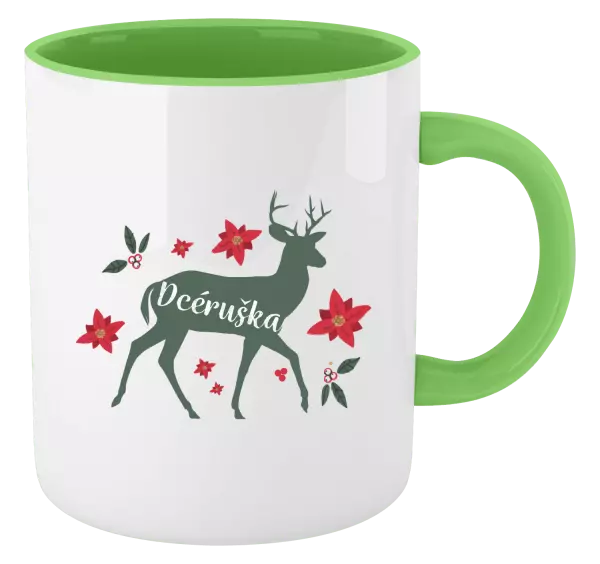  Jeleň s kvetinami - dcéruška