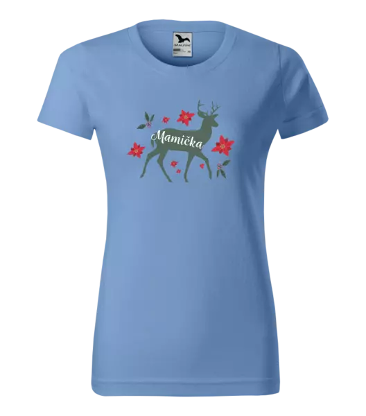  Jeleň s kvetinami - mamička