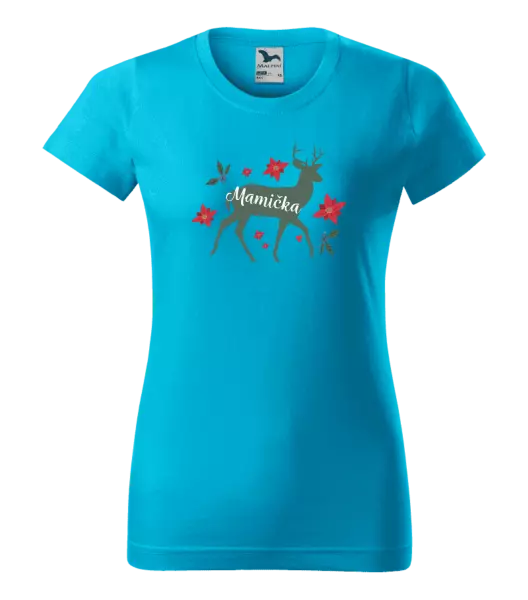  Jeleň s kvetinami - mamička