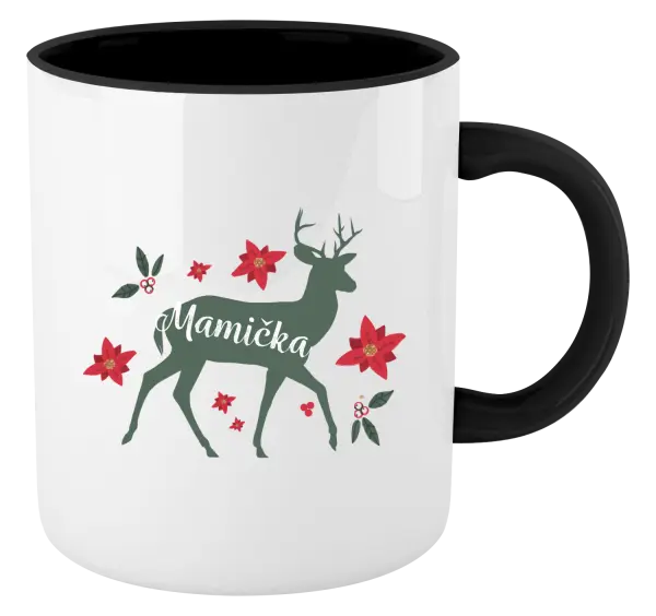  Jeleň s kvetinami - mamička