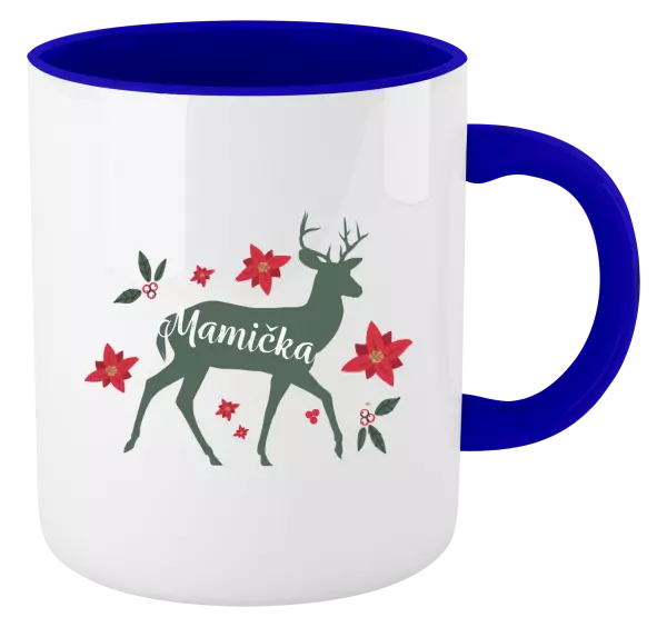  Jeleň s kvetinami - mamička