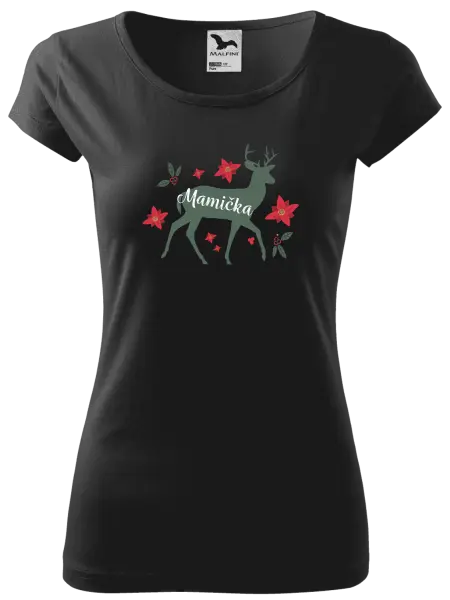  Jeleň s kvetinami - mamička