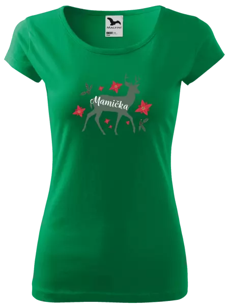  Jeleň s kvetinami - mamička