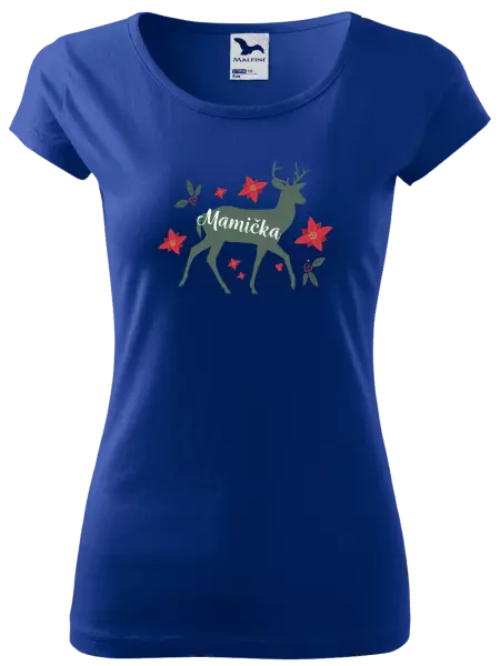  Jeleň s kvetinami - mamička