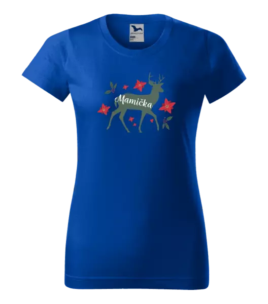  Jeleň s kvetinami - mamička