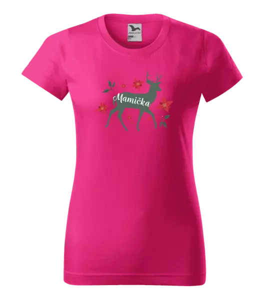  Jeleň s kvetinami - mamička