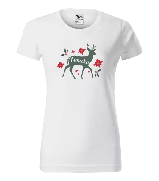  Jeleň s kvetinami - mamička