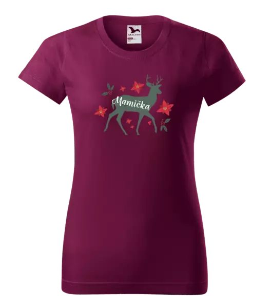  Jeleň s kvetinami - mamička