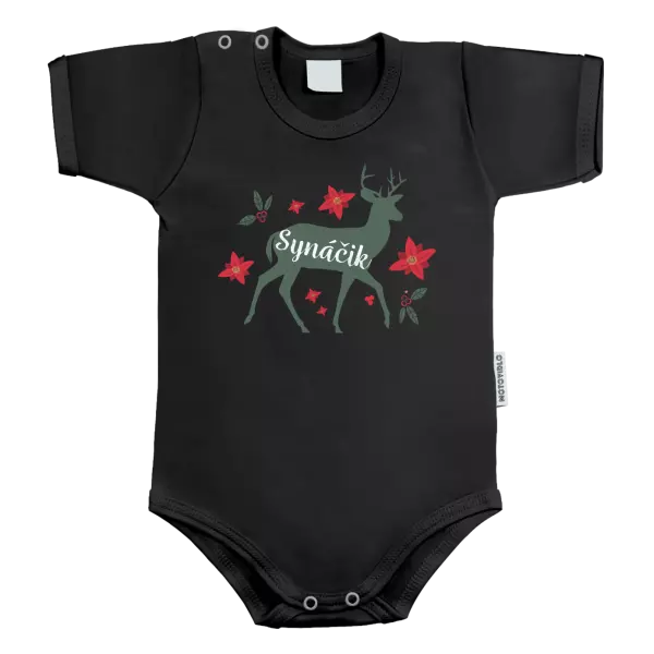 Detské body Jeleň s kvetinami - synáčik